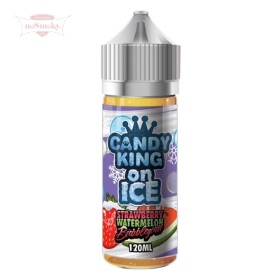 Candy King - STRAWBERRY WATERMELON BUBBLEGUM ON ICE 120ml (Shake & Vape)