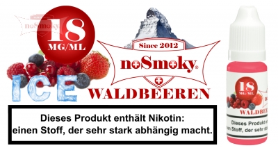 E-Liquid noSmoky - Waldbeeren ICE 18mg/ml Nikotin