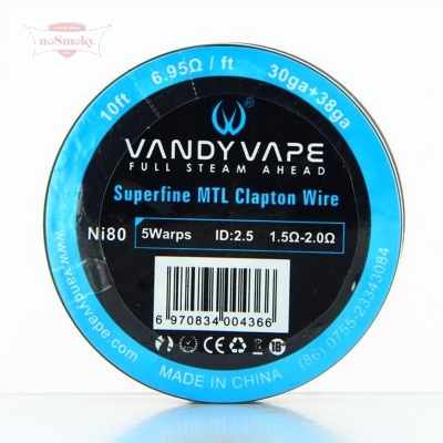 Vandy Vape Superfine MTL Clapton Draht - Ni80 30ga+38ga