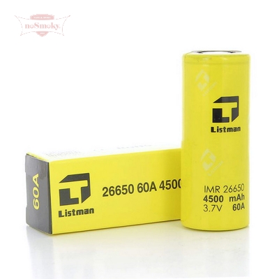 Listman 26650 Akku-Batterie (4500mAh / 60A)