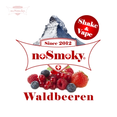 noSmoky (Swiss Made) E-Liquid Shake & Vape - Waldbeeren