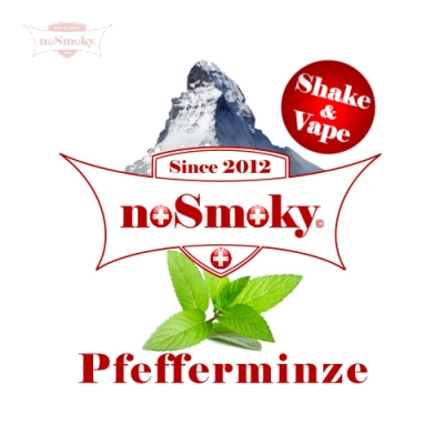noSmoky (Swiss Made) E-Liquid Shake & Vape - Pfefferminze