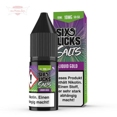 Six Licks Salts - LIQUID GOLD 10ml (Nikotinsalz)