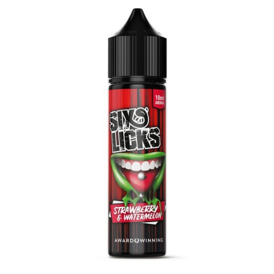 Six Licks - STRAWBERRY WATERMELON (10ml)