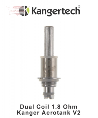Kangertech Dual Coil 1.8 Ohm Verdampfereinheit für den Kanger Aerotank V2