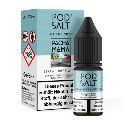 Pod Salt Fusion - STRAWBERRY KIWI ICE 10ml (Nikotinsalz)