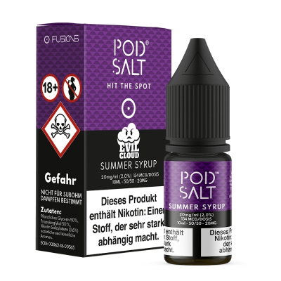 Pod Salt Fusion - SUMMER SYRUP 10ml (Nikotinsalz)