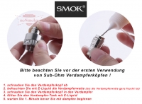 Smok VCT 1A Sub-Ohm Verdampferkopf (0.5 Ohm)