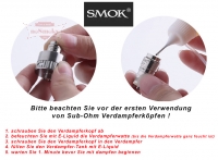 Smok VCT 1A Sub-Ohm Verdampferkopf (1.2 Ohm)