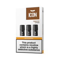 ICON VAPE PODS - TOBACCO (3er Pack)