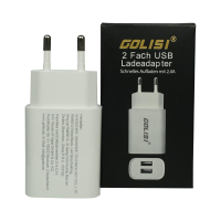 Golisi 2 Fach USB Ladeadapter 2.4A