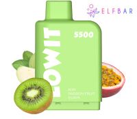 ELF BAR LOWIT 5500 Pod - Kiwi Passion Fruit Guava