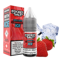 Drip Hacks Pocket Salt - STRAWBERRY ICE 10ml (Nikotinsalz)