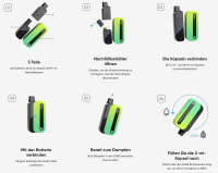 X-Bar CUB-X 1500mAh Akku - Sunset