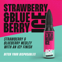 Riot Squad Bar Edition - STRAWBERRY & BLUEBERRY ICE (5ml)