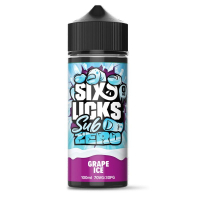 Six Licks Sub Zero - GRAPE ICE (120ml)