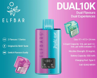 Elf Bar Dual 10K Pod - Watermelon Edition