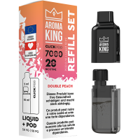 Aroma King Click Pro 7000 - DOUBLE PEACH (Pod + Liquid)