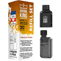 Aroma King Click Pro 7000 - TOBACCO VIRGIN (Pod + Liquid)