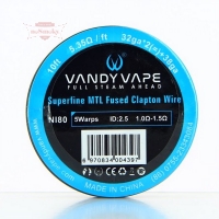 Vandy Vape Superfine MTL Fused Clapton Draht - Ni80 32ga*2+38ga