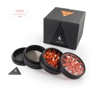 After Grow THORINDER Orange Alu Grinder 4-tlg Ø62mm