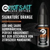 Riot Salt Black Edition - SIGNATURE ORANGE 10ml (Hybrid Nikotin)