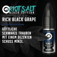 Riot Salt Black Edition - RICH BLACK GRAPE 10ml (Hybrid Nikotin)