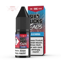 Six Licks Salts - BLUEMONIA 10ml (Nikotinsalz)