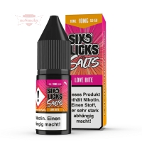 Six Licks Salts - LOVE BITE 10ml (Nikotinsalz)